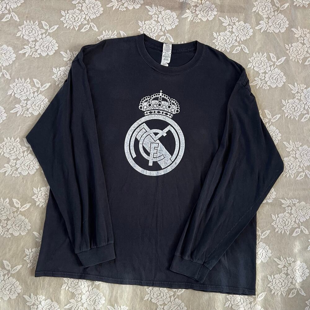 Cristiano Ronaldo Real Madrid #7 Long Sleeve Tee 2XL